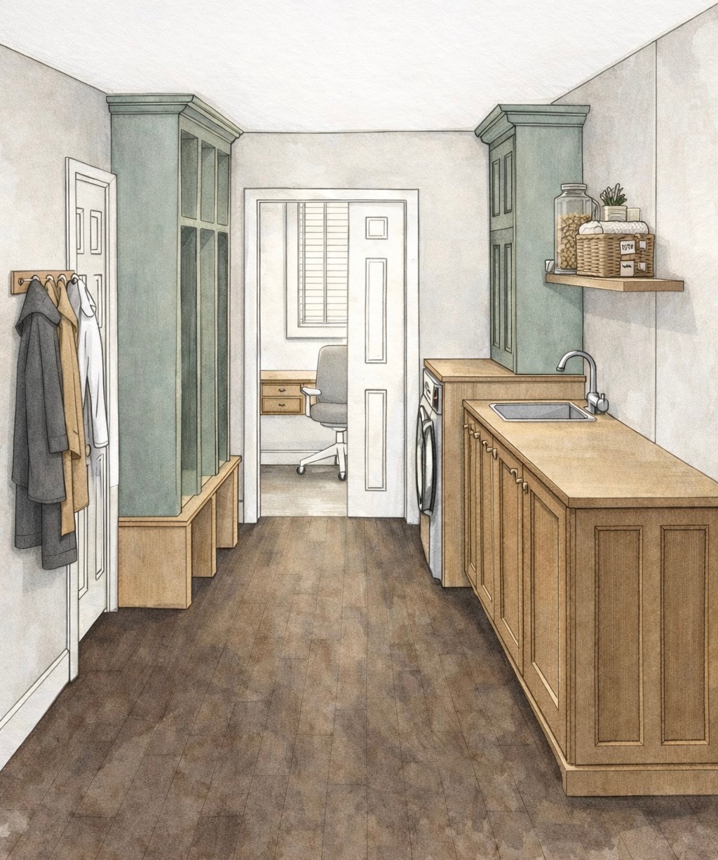 Saddle Creek Laundry&nbsp;Mudroom